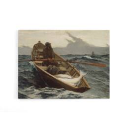 "Artery8 Winslow Homer The Fog Warning Canvas Wall Art Print - Size: W18"" x H24""" - thumbnail 1