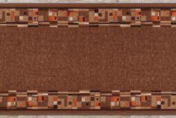 RugsX Anti-Slip Bombay Runner in Brown - Size: 80 cm x 110 cm - thumbnail 5