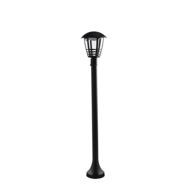 Netlighting CLOE Outdoor 100cm LED Bollard Black IP44 800lm 4000K 100x18.8cm - Size: 100x18.8 cm