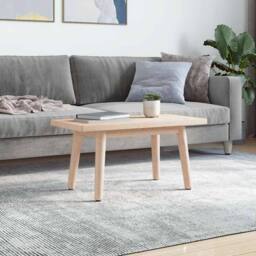 Berkfield Home Table Top 80x40x2.5 cm Solid Wood Pine Rectangular in Light Tan - thumbnail 3