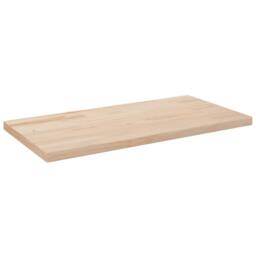Berkfield Home Table Top 80x40x2.5 cm Solid Wood Pine Rectangular in Light Tan - thumbnail 2