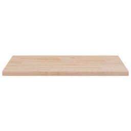 Berkfield Home Table Top 80x40x2.5 cm Solid Wood Pine Rectangular in Light Tan - thumbnail 1