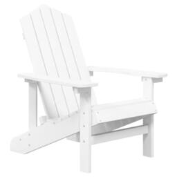 Berkfield Home Garden Adirondack Chairs 2 pcs HDPE White - thumbnail 3
