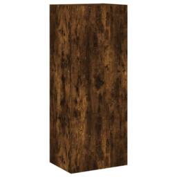 Berkfield Home Versatile 5 Piece TV Wall Units Smoked Oak Engineered Wood in Brown - thumbnail 8