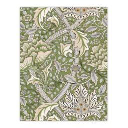 Artery8 William Morris Framed Wall Art Print Windrush Floral Filigree Pattern in Green - Size: A4 - thumbnail 3