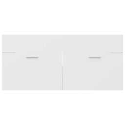 Berkfield Home Sink Cabinet White 100x38.5x46 cm Engineered Wood - thumbnail 6