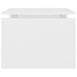 Berkfield Home Coffee Table White 68x50x38 cm Engineered Wood - Size: 68 x 50 x 38 cm - thumbnail 6