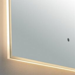 Clifton 70cm Rectangular Infra-Red Slim Bathroom Wall Mirror with Demister Pad in Natural - thumbnail 4