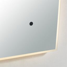 Clifton 70cm Rectangular Infra-Red Slim Bathroom Wall Mirror with Demister Pad in Natural - thumbnail 5