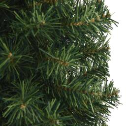 Berkfield Home Slim Artificial Christmas Tree with Stand Green 120 cm PVC - thumbnail 5