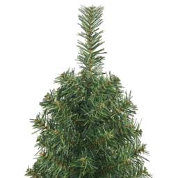 Berkfield Home Slim Artificial Christmas Tree with Stand Green 120 cm PVC - thumbnail 4