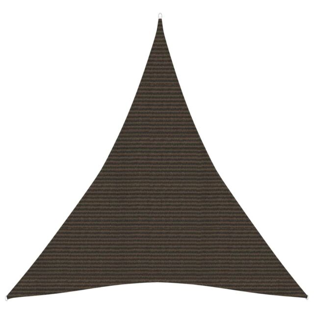 Berkfield Home Sunshade Sail 160 g/m ² Brown 5x6x6 m HDPE - image 1