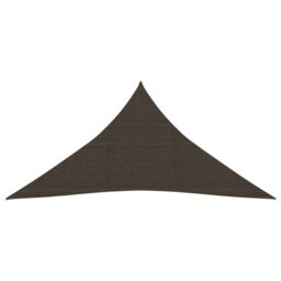 Berkfield Home Sunshade Sail 160 g/m ² Brown 5x6x6 m HDPE - thumbnail 2