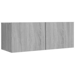Berkfield Home 5 Piece TV Cabinet Set Grey Sonoma Engineered Wood - thumbnail 5