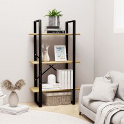 Berkfield Home Storage Shelf 60x30x105 cm Solid Pine Wood in Brown - Size: 60 x 30 x 105 cm