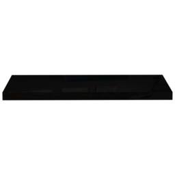 Berkfield Home Durable Floating Wall Shelves 2 pcs High Gloss Black 80x23.5x3.8 - thumbnail 4
