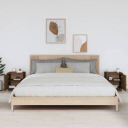 Berkfield Home Bedside Cabinets 2 pcs Honey Brown 40x34x45 cm Solid Wood Pine - Size: 40 x 34 x 45 cm - thumbnail 3