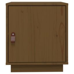 Berkfield Home Bedside Cabinets 2 pcs Honey Brown 40x34x45 cm Solid Wood Pine - Size: 40 x 34 x 45 cm - thumbnail 6