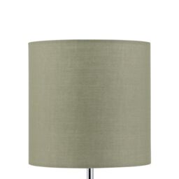 First Choice Lighting Sage Green Textured Cotton 17cm Table Lamp Shade - thumbnail 2