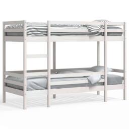 Berkfield Home Bunk Bed without Mattress White 90x200 cm Solid Wood Pine - thumbnail 1