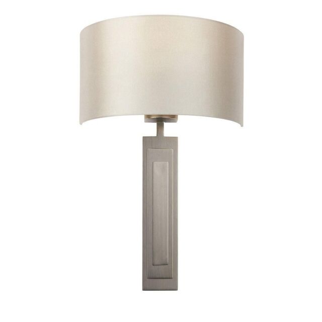Netlighting 'OLBIA' Dimmable Stylish Contemporary Indoor Décor Fabric Wall Lamp in Brown - image 1