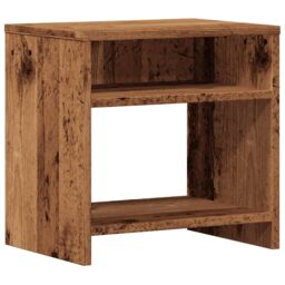 Berkfield Home Bedside Cabinets¬†2 pcs Old Wood 40x30x40 cm Engineered Wood in Brown - Size: 40 x 30 x 40 cm - thumbnail 5