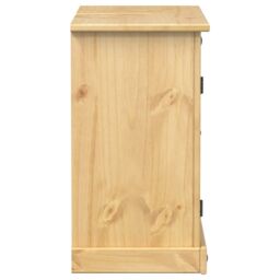 Berkfield Home Bathroom Sink Cabinet Corona 73x33x60 cm Solid Wood Pine in Brown - Size: 73 x 33 x 60 cm - thumbnail 5