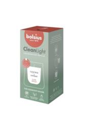 KDMD Bolsius Clean Light Refill - Cypress & Amber 2 Pack in Light Green
