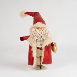 Scottish Everlastings Ltd 82cm Plush Santa Ornament in Red - thumbnail 2
