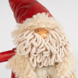 Scottish Everlastings Ltd 82cm Plush Santa Ornament in Red - thumbnail 3
