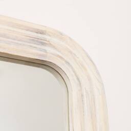 Melody Maison Light Wooden Arched Tall Wall & Leaner Mirror - 142cm X 47cm in Light Brown - Size: 142 cm X 47 cm - thumbnail 5