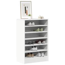 Berkfield Home Shoe Cabinet White 60x35x92 cm Engineered Wood - Size: 60 x 35 x 92 cm - thumbnail 1