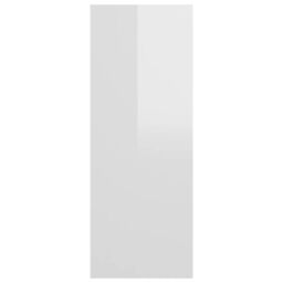 Berkfield Home Console Table High Gloss White 105x30x80 cm Engineered Wood - Size: 105 x 30 x 80 cm - thumbnail 6