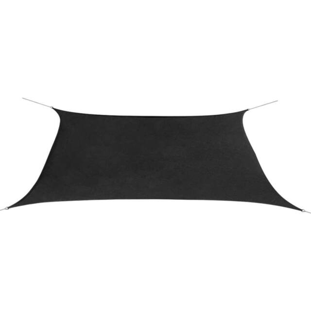 Berkfield Home Sunshade Sail Oxford Fabric Rectangular 2x4 m Anthracite in Black - image 1