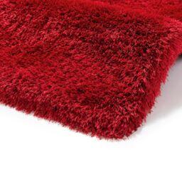 The Rug Shop UK Handmade Modern Shaggy Anti-Shed Easy To Clean Area Rug in Red - Size: 150 cm x 230 cm - thumbnail 3