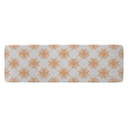 Benjamin Tate Design Orange Ravishing Boho Chic Runner Rug in Natural - Size: 67 cm x 230 cm - thumbnail 1