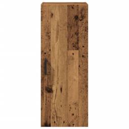 Berkfield Home Wall Mounted Cabinet Old Wood 34.5x34x90 cm Engineered Wood in Brown - thumbnail 5