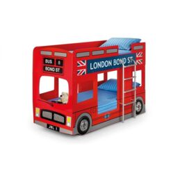 Ashfield Premium London Red Bus Bunk Bed - Size: Single - thumbnail 2