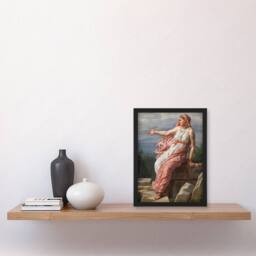 Artery8 CW Eckersberg Alcyones Farewell to Her Husband Framed Wall Art Print - Size: A4 - thumbnail 4