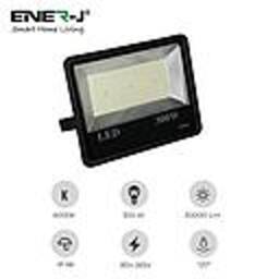 ENER-J 300W LED SMD Non PIR Outdoor Floodlight IP66 Waterproof 30000Lm in Black - thumbnail 3