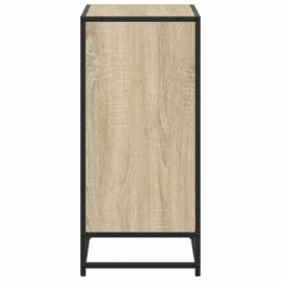 Berkfield Home Book Cabinet Sonoma Oak 60x35x76 cm Engineered Wood in Brown - Size: 60 x 35 x 76 cm - thumbnail 5