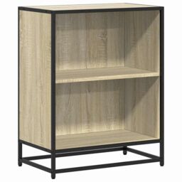 Berkfield Home Book Cabinet Sonoma Oak 60x35x76 cm Engineered Wood in Brown - Size: 60 x 35 x 76 cm - thumbnail 2