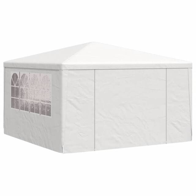 Berkfield Home Professional Party Tent with Side Walls 4x4 m White 90 g/m? - image 1