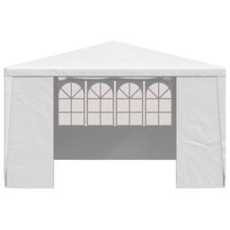 Berkfield Home Professional Party Tent with Side Walls 4x4 m White 90 g/m? - thumbnail 3
