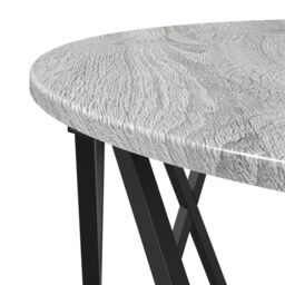 Berkfield Home Grey Sonoma Coffee Table 80x80x42 cm Made from Engineered Wood - Size: 80 x 80 x 42 cm - thumbnail 8