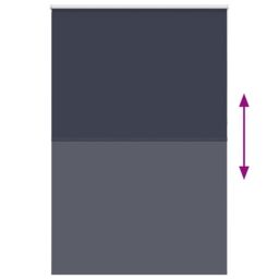 Berkfield Home Roller Blind Blackout Marine 165x230 cm Fabric Width 161.6 cm Polyester in Blue - thumbnail 5