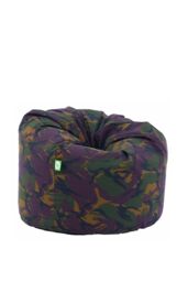 Bean Lazy Men's Cotton Green Army Camo Bean Bag Child Size - Size: Small - thumbnail 2