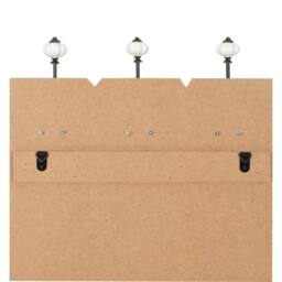 Berkfield Home Wall-mounted Coat Rack with 6 Hooks 120x40 cm FAMILY - thumbnail 6