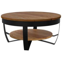 Berkfield Home Coffee Table 65x65x32 cm Solid Acacia Wood in Brown - Size: 65 x 65 x 32 cm - thumbnail 7