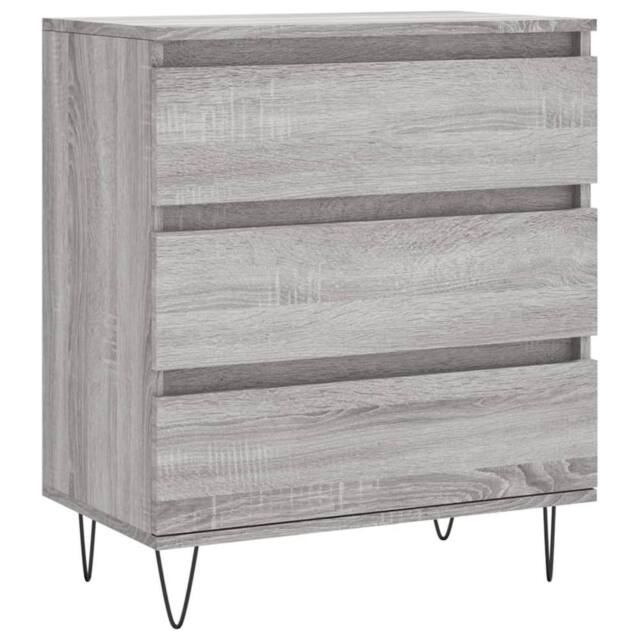 Berkfield Home Sideboard Grey Sonoma 60x35x70 cm Engineered Wood - Size: 60 x 35 x 70 cm - image 1
